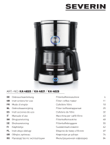 SEVERIN KA 4820, KA 4821, KA 4825 Filter Coffee Maker Manuale utente
