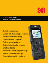 Kodak VRC350 Digital Voice Recorder Guida utente