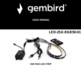 Gembird LED-2SU-RGB50-01 Manuale del proprietario