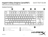 HyperX 639N9AA#ABA PBT Mechanical Gaming Keyboard Guida utente