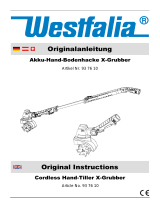 Westfalia 93 76 10 Cordless Hand Tiller X Grubber Manuale utente