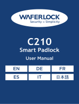 WAFERLOCK C210 Outdoor Weatherproof Smart Padlock Manuale utente