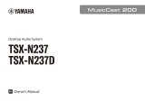 Yamaha TSX-N237 Manuale del proprietario