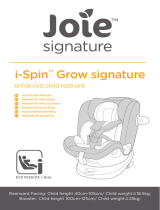 Joie i-Spin Grow Signature Enhanced Child Restraint Manuale utente