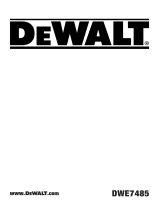 DeWalt DWE7485 Manuale utente