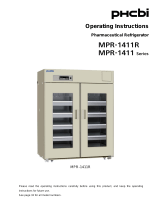 Phcbi MPR-1411R Istruzioni per l'uso