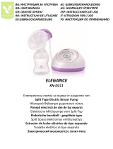CANGAROO Electric breast pump Elegance purple Istruzioni per l'uso