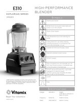 Vitamix E310 Manuale del proprietario