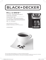 Black and Decker Appliances CM5000B Guida utente