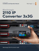 Blackmagic 2110 IP Converter 3x3G  Manuale utente