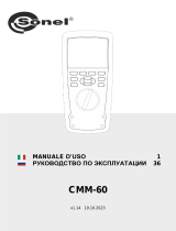 Sonel CMM-60 Manuale utente