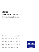 Zeiss DTC Adapter Istruzioni per l'uso