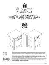 Hillsdale Furniture Addison Wood Nightstand Manuale del proprietario