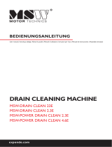 MSW MSW-POWER DRAIN CLEAN 2.3E Manuale del proprietario