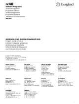 Burgbad rc40 Solitaire Fitting Instruction