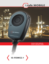 i safe MOBILE i-safe MOBILE IS-RSMG2.1 Remote Speaker Microphone Manuale utente