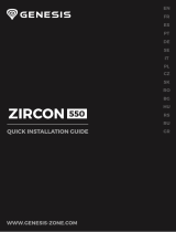 Genesis Zircon 550 Guida d'installazione
