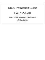 Edimax D-Link DWA-T185 11ac 2T2R Wireless LAN USB Adapter Guida d'installazione