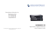 Grandstream GXW42XX V2 High-Density Gigabit Gateways Guida d'installazione