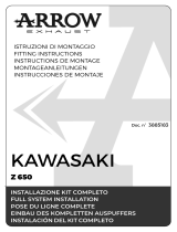 Arrow KAWASAKI Z 650 Guida d'installazione