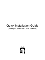 LevelOne Managed Commercial Grade Switches Guida d'installazione