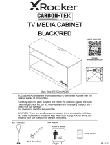 XRocker TV Media Cabinet Manuale utente