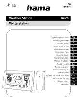 Hama 00186314 Touch Weather Station Manuale utente