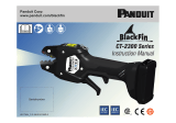 Panduit CT-2300/ST BlackFin Battery Powered Crimping Tool Manuale utente