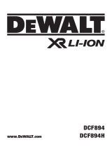 DeWalt DCF894 Manuale utente