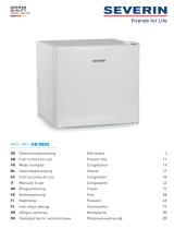 SEVERIN GB 8882 mini vertical Freezer box Manuale utente