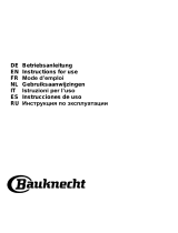 Bauknecht DBIF93 LBX ISLAND EXTRACTOR HOOD Manuale utente