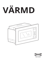 IKEA VÄRMD Microwave Oven Black Manuale utente