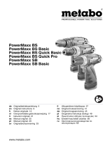 Metabo PowerMaxx SB Basic Cordless Hammer Drill Manuale utente