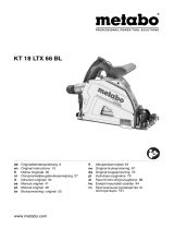 Metabo KT 18 LTX 66 BL Manuale utente