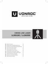 Vonroc LL502DC Cross Line Laser Manuale utente