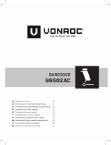 Vonroc GS502AC 2500W Shredder Manuale utente