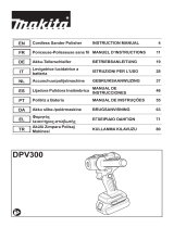 Makita DPV300 Manuale utente