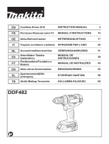 Makita DDF482 Manuale utente