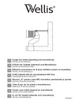 Wellis Plastic Flexible Drain S Pipe for Toilet Manuale utente