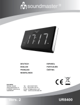 Soundmaster UR8400 Manuale utente