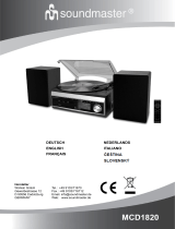 Soundmaster MCD1820 Manuale utente