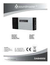 Soundmaster DAB400SI Manuale utente