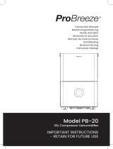 ProBreeze PB-20 Manuale utente