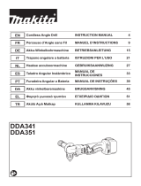 Makita DDA341 Cordless Angle Drill Manuale utente