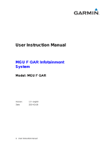 Garmin MGU F GAR Manuale utente
