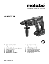 Metabo KH 18 LTX 24 Manuale utente