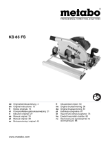 Metabo KS 85 FS Manuale utente