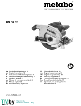 Metabo KS 66 FS Manuale utente