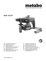 Metabo KHA 18 LTX Manuale utente