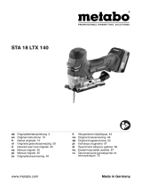 Metabo STA 18 LTX 140 Jigsaw Manuale utente